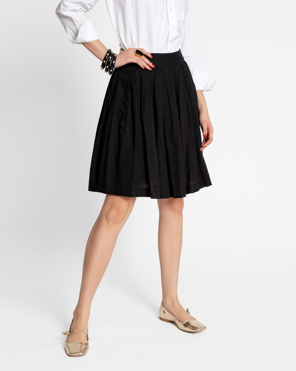 Claire Skirt - Black Skirts Frances Valentine