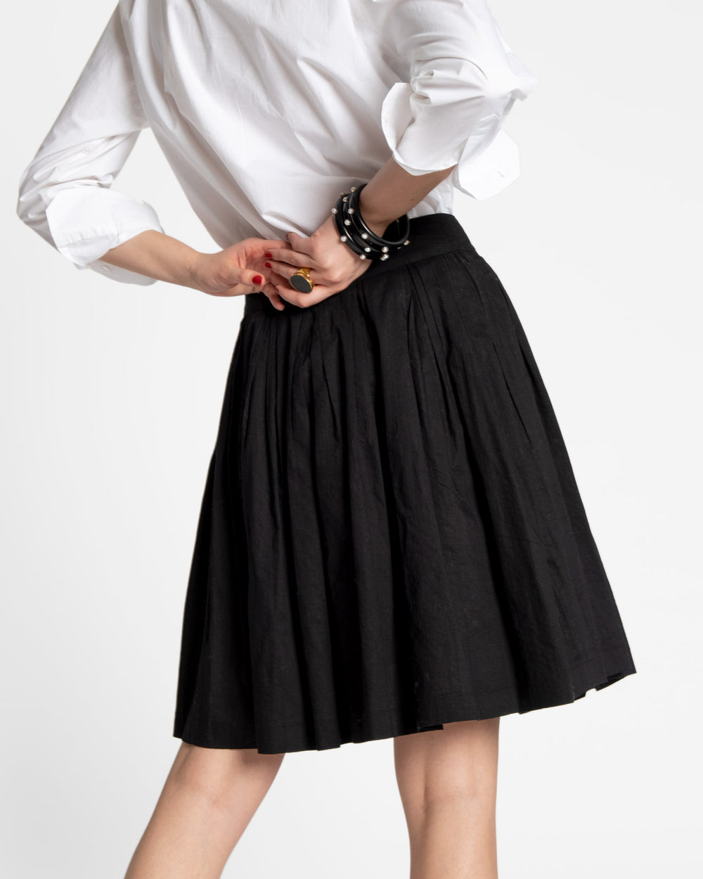 Claire Skirt - Black Skirts Frances Valentine