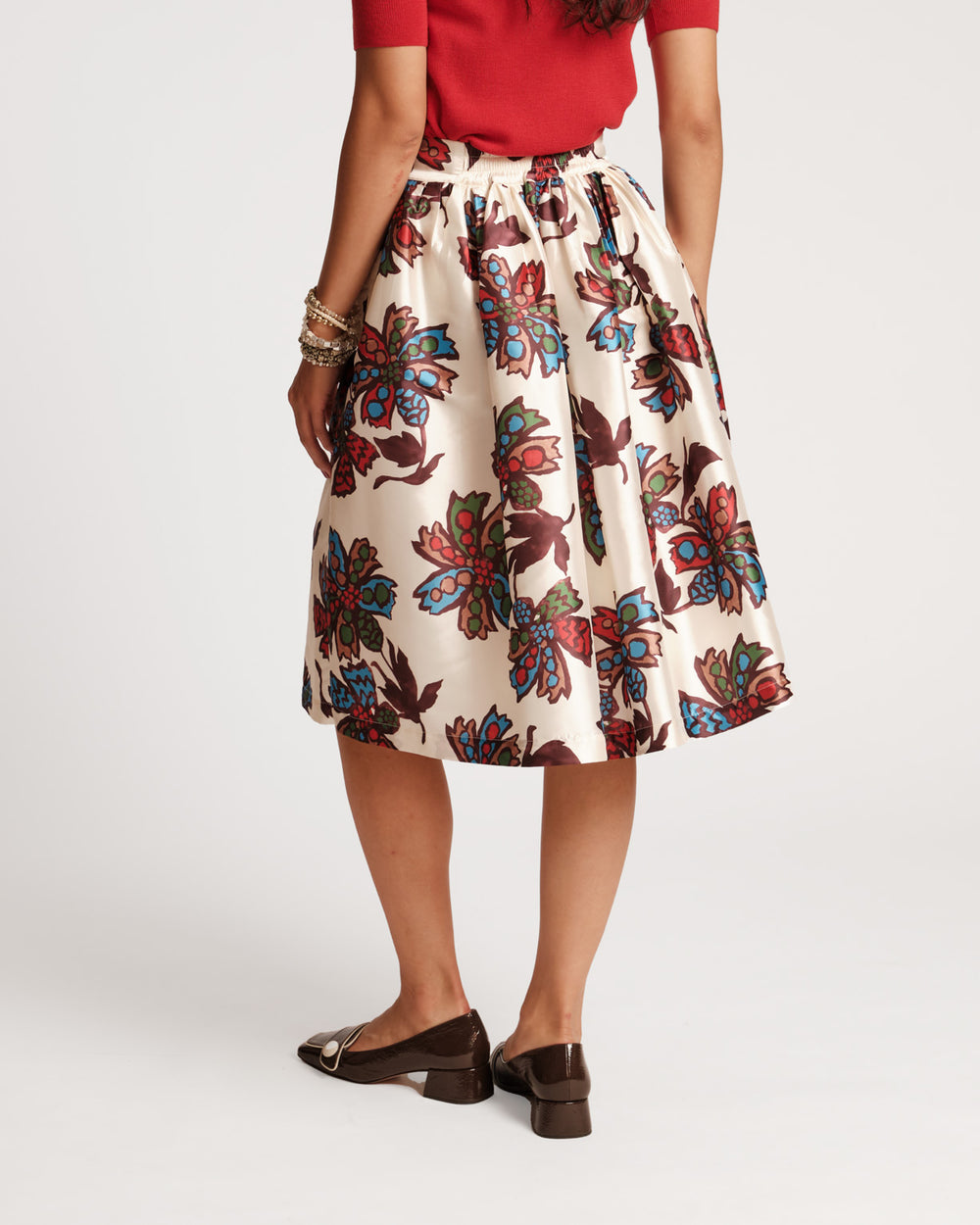 Barbara Midi Skirt - Autumn Leaves Skirts Frances Valentine