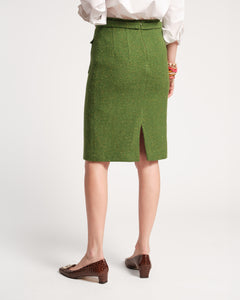 Wool Pencil Skirt - Frances Valentine