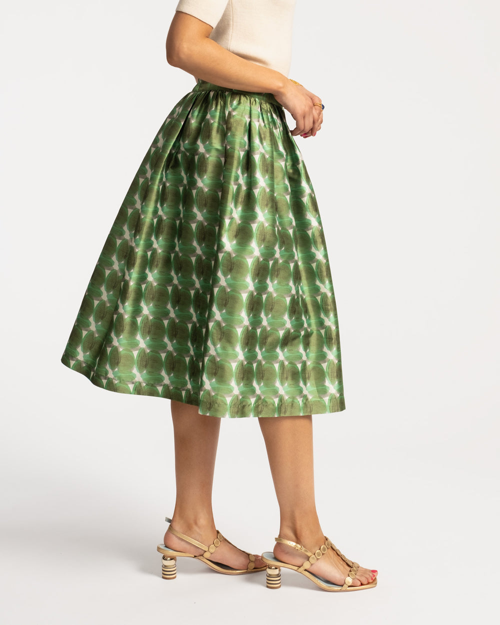 Barbara Midi Skirt - Juniper Print Skirts Frances Valentine