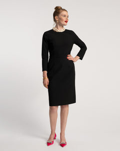 Carolyn Dress Black - Frances Valentine