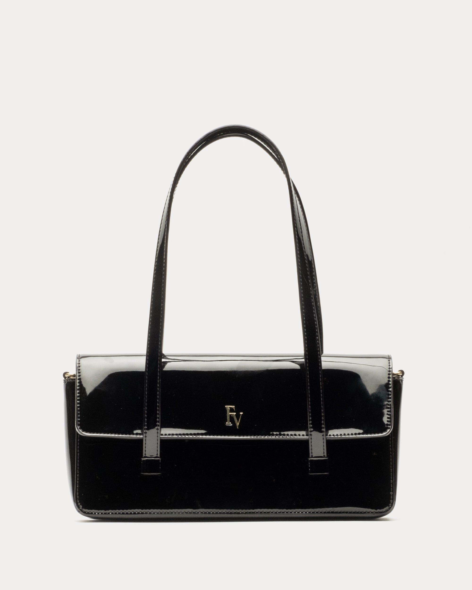 Small Slim Tote Soft Patent Leather