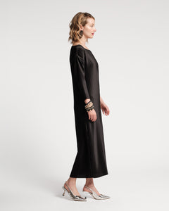 Slinky Pleated Maxi Dress - Frances Valentine