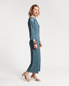 Slinky Pleated Maxi Dress - Frances Valentine