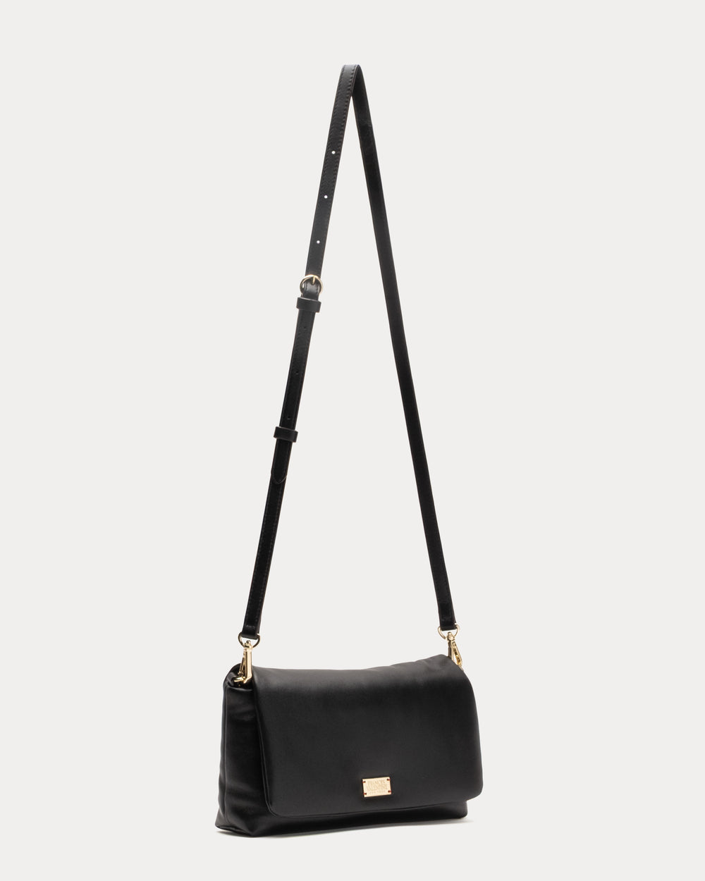 Small Effie Bag - Nappa Lambskin Leather Black Evening Bag Frances Valentine