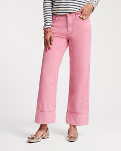 Smarty Cuffed Jeans Pink - Frances Valentine