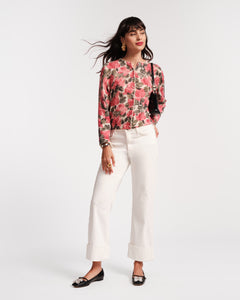 Smarty Cuffed Jeans White - Frances Valentine