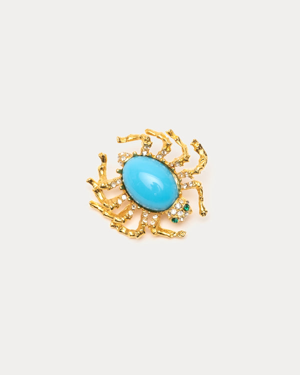 Spider Pin - Turquoise