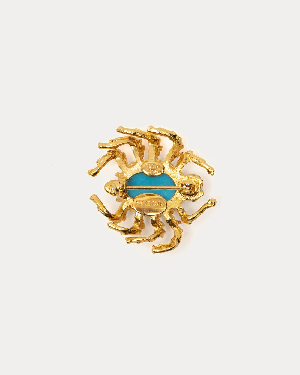 Spider Pin - Turquoise Brooch Frances Valentine