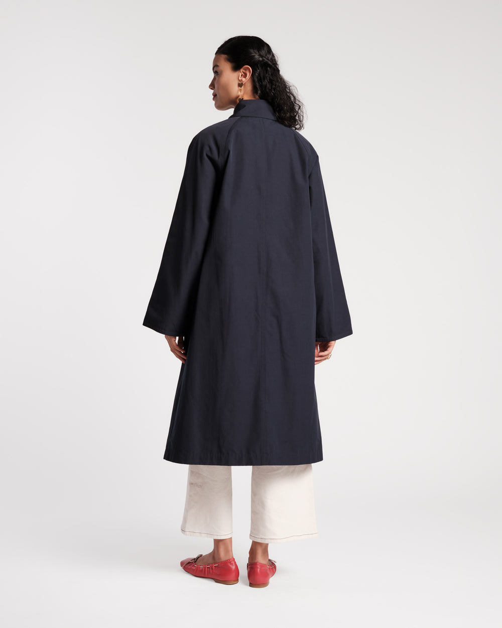 Spiffy Trench Coat - Navy Coats & Jackets Frances Valentine