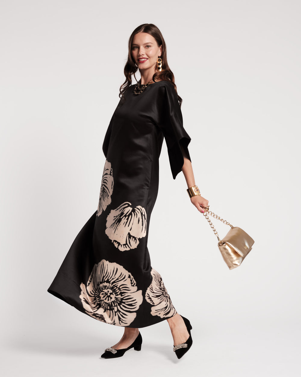 Spinnaker Maxi Dress - Carefree Chrysanthemum Dresses Frances Valentine