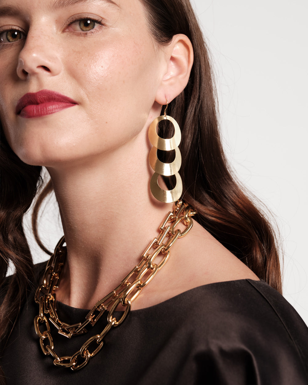 Greer Earring - Gold Earrings Marcia Moran