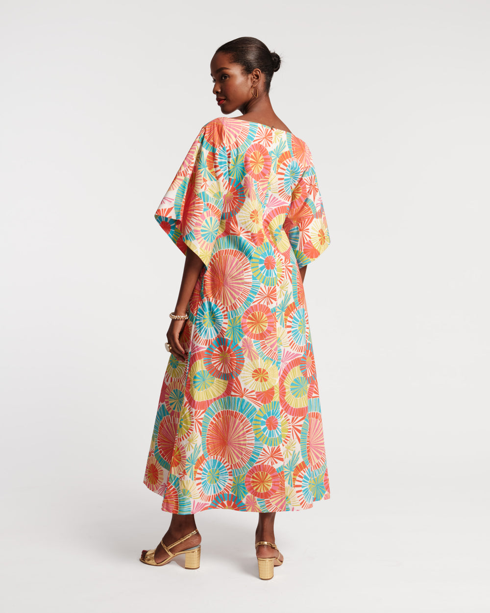 Spinnaker Maxi Dress - Starburst Aqua - Frances Valentine