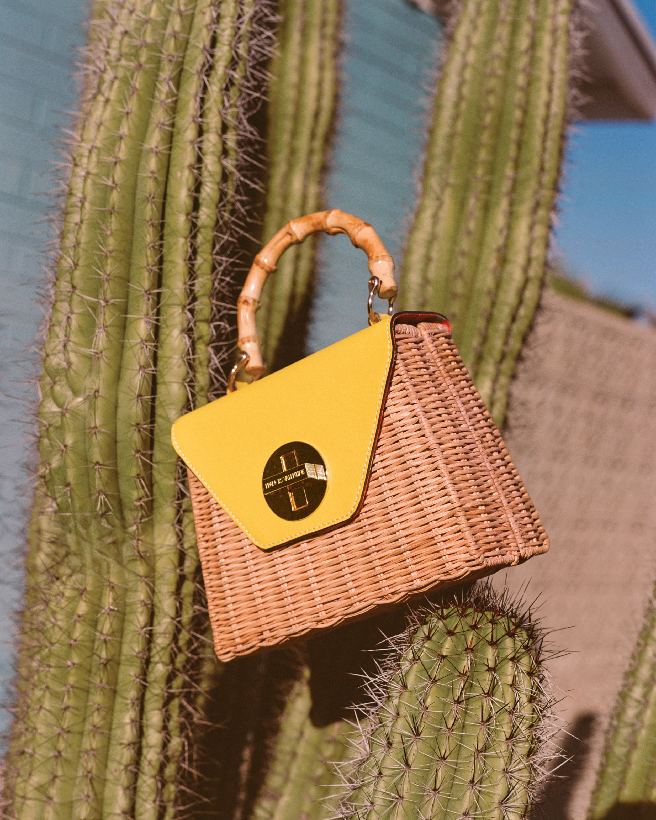 Mini Midge Basket - Yellow – Frances Valentine