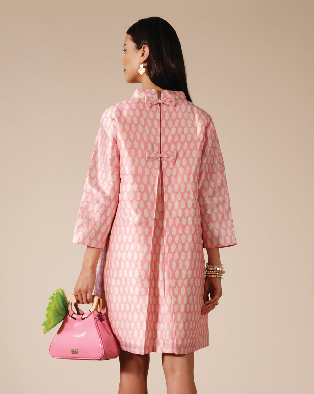 Diplomat Mini Dress - Pink Loop Dresses Frances Valentine