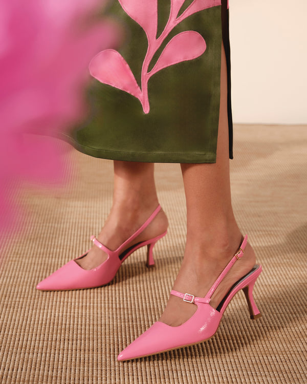 Vivi Pump - Pink Heels Frances Valentine