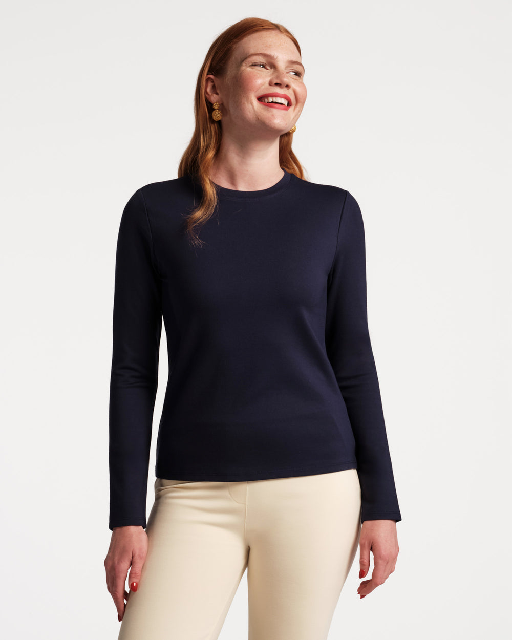 Ballet Top - Navy - Frances Valentine