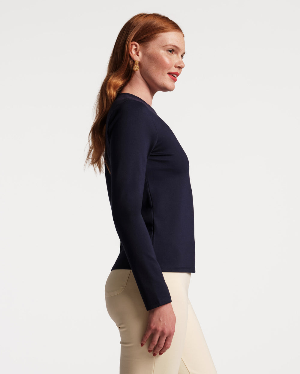 Ballet Top - Navy - Frances Valentine