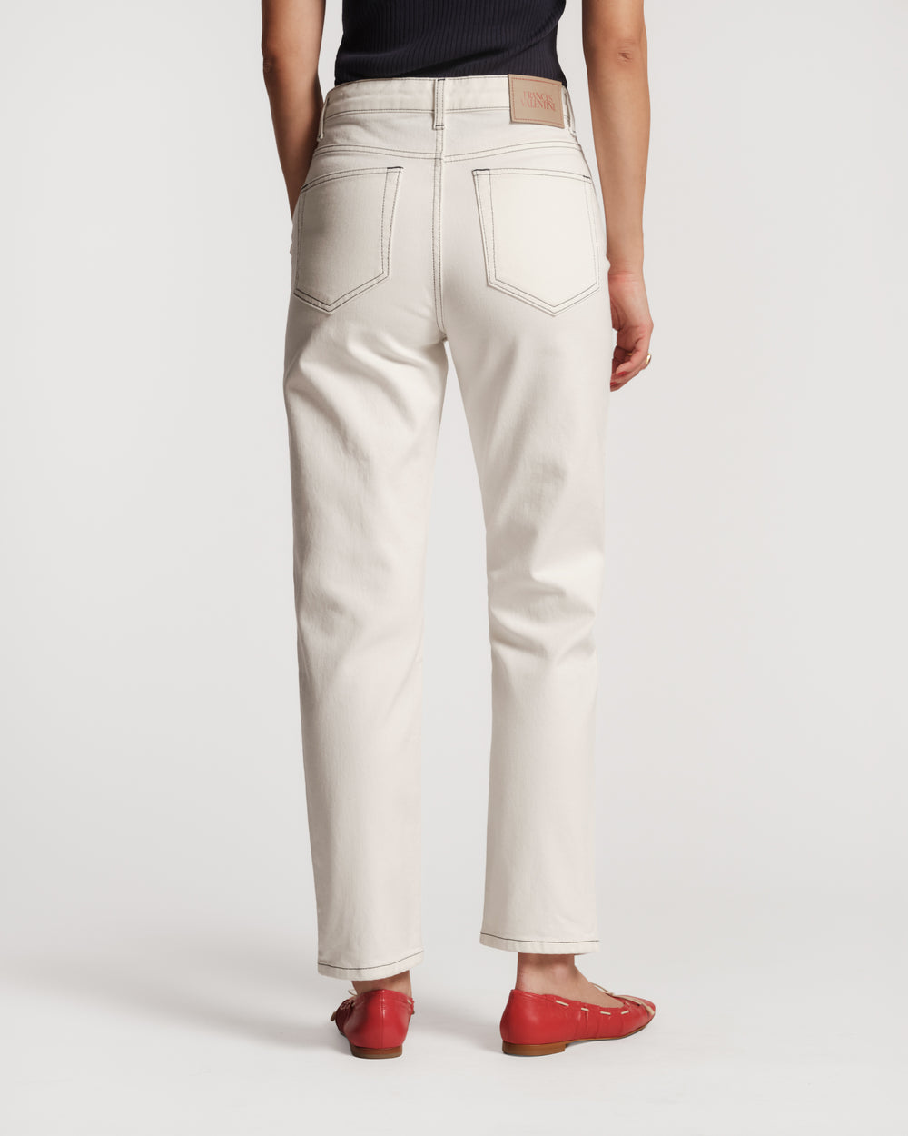 Stacy's Mom Jean - White Denim Pants Frances Valentine