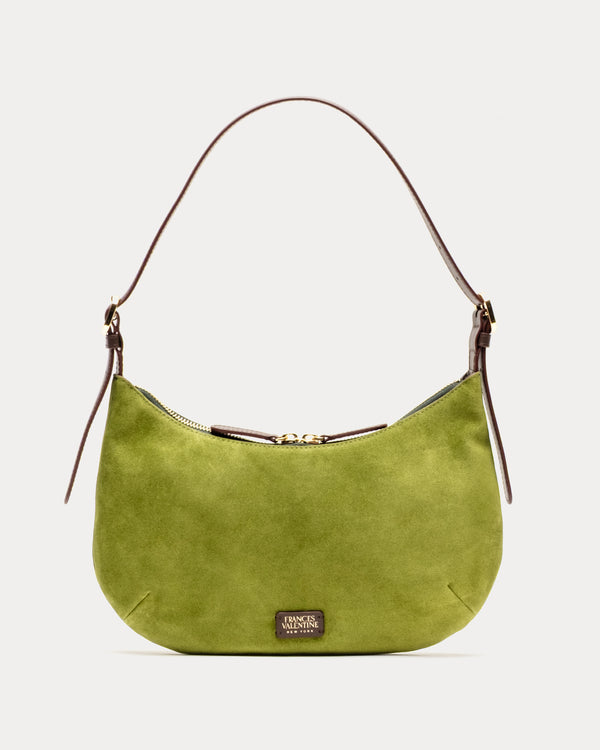 Starr Hobo Suede Leather Fern OS Frances Valentine