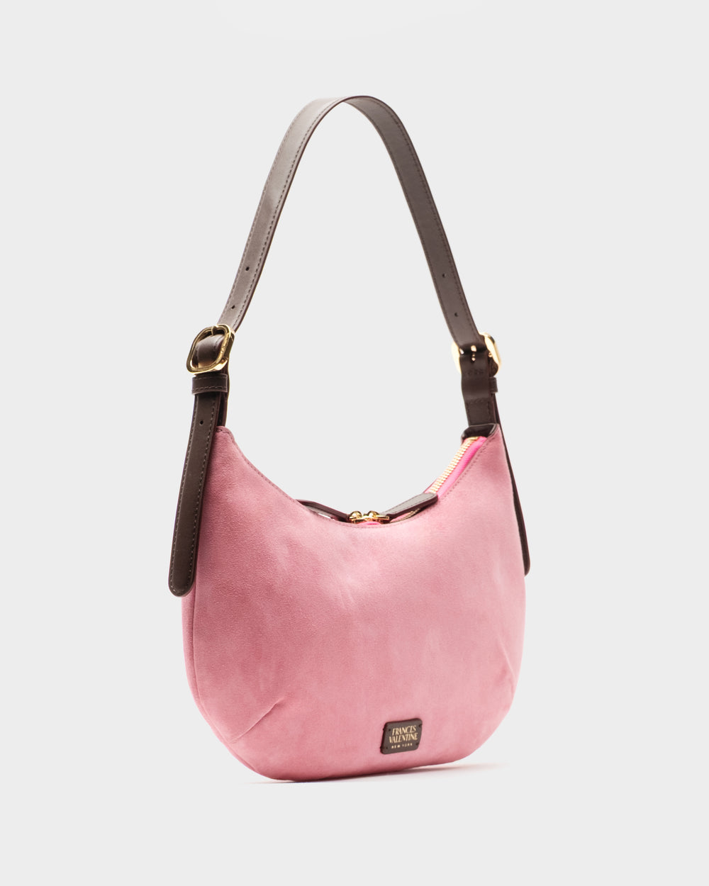 Starr Hobo Suede - Pink Handbag Frances Valentine