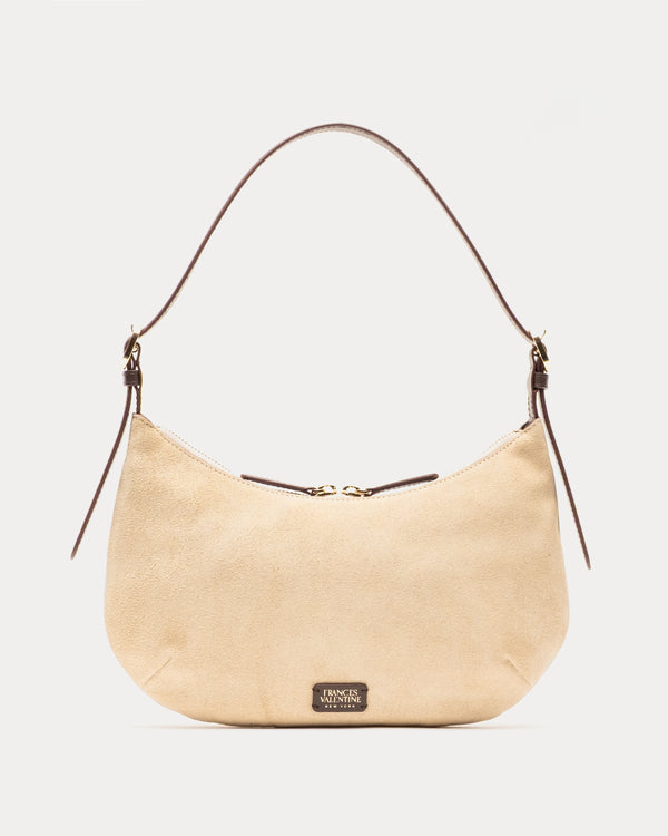 Starr Hobo Suede Leather Sand OS Frances Valentine