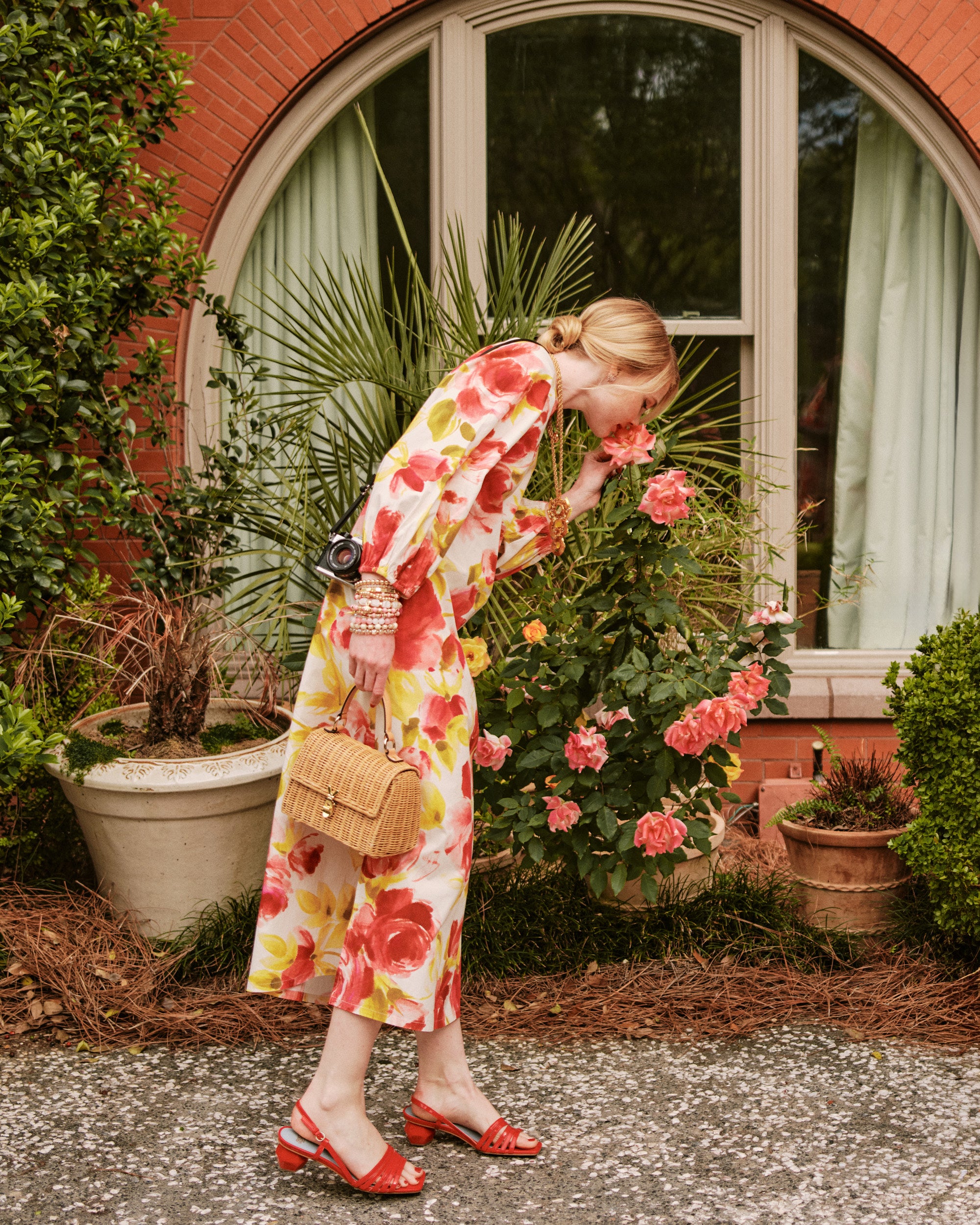 Minnow Maxi Dress - English Rose – Frances Valentine