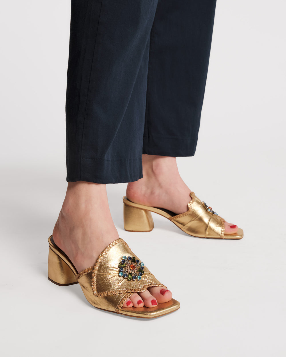 Isa Heel - Platino Heels Frances Valentine