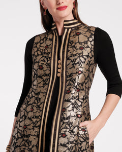 Susie Jacket Winter Anemone Jacquard - Frances Valentine