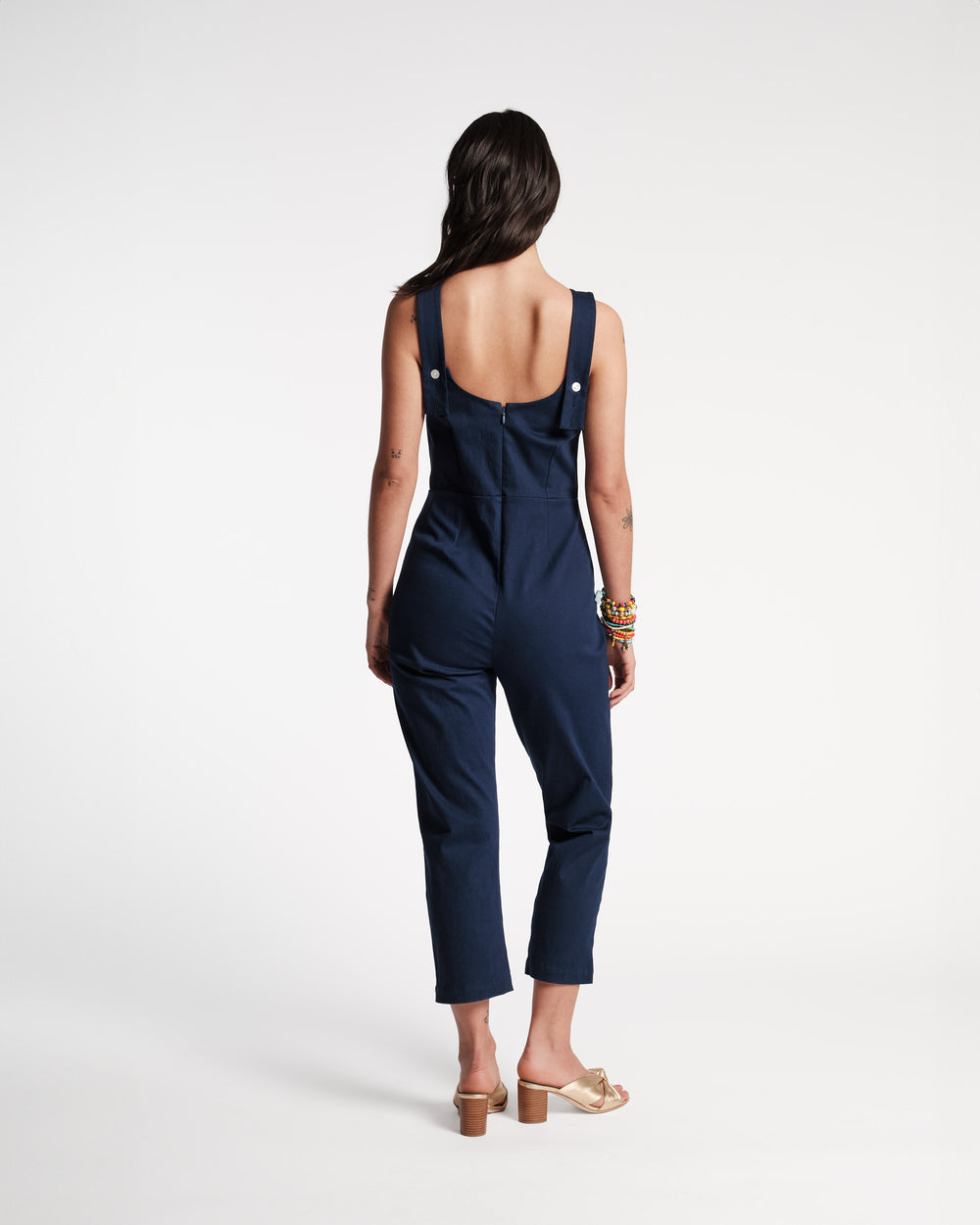 Susie Jumpsuit Set - Navy - Frances Valentine