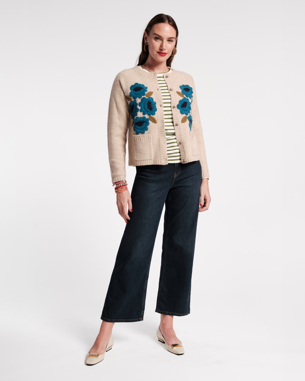 Bouquet Flower Cardigan - Frances Valentine