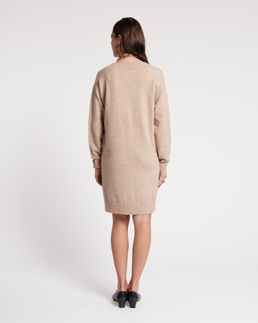 Skye V Neck Dress - Carefree Chrysanthemum Dresses Frances Valentine
