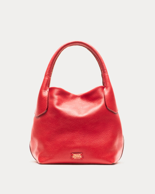 Mini Sweet Pea - Tumbled Leather Red