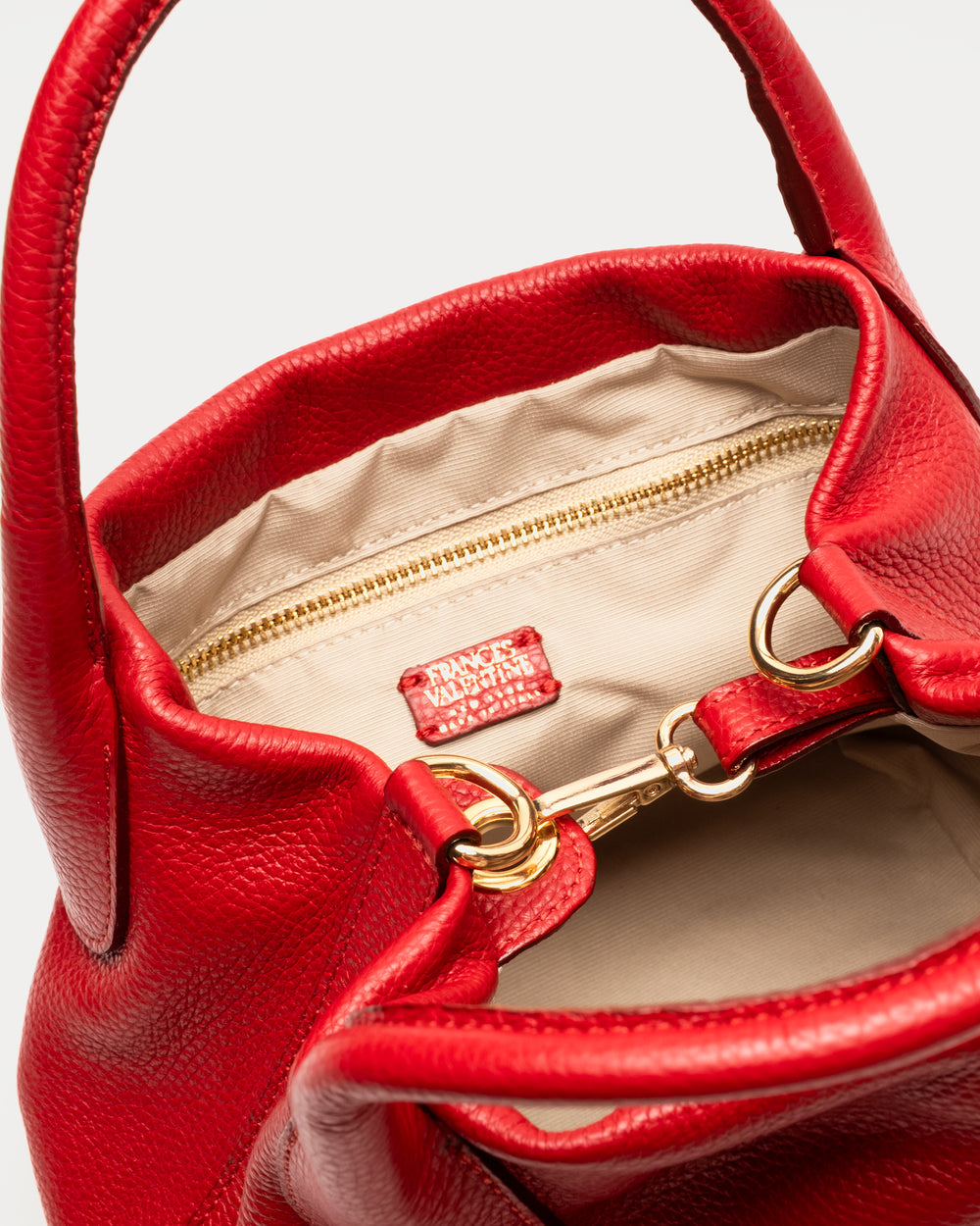Mini Sweet Pea - Tumbled Leather Red