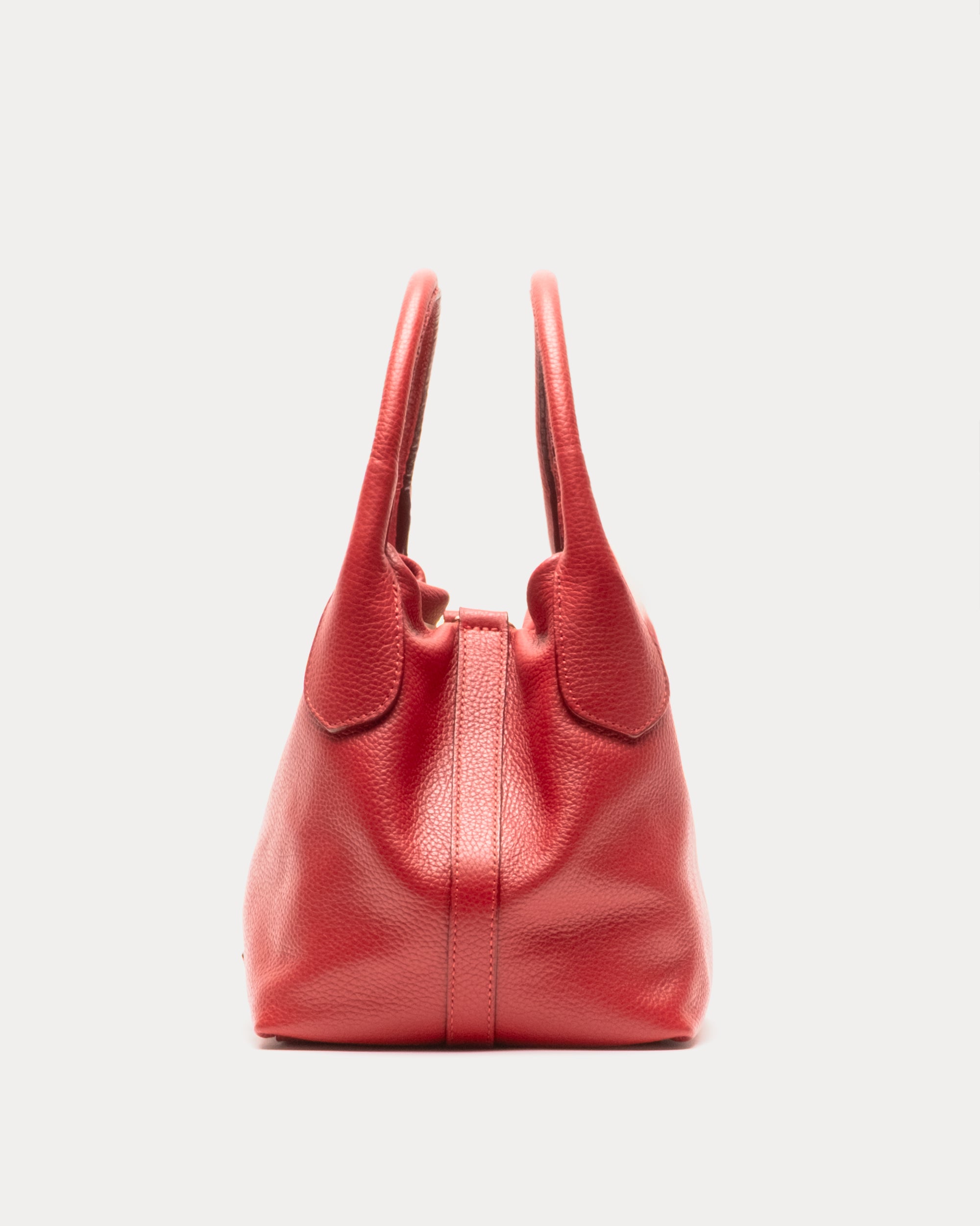 Mini Sweet Pea - Tumbled Leather Red – Frances Valentine