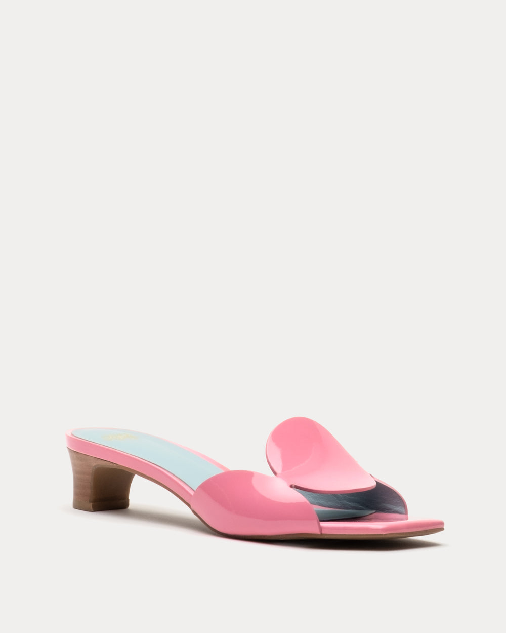 Sandy Circle - Slide Patent Pink - Frances Valentine