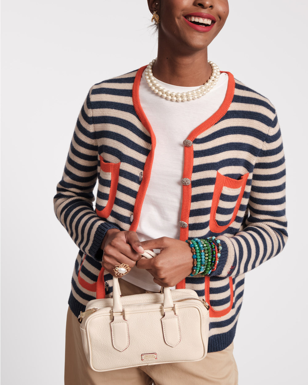 Paulie Box Bag - Oyster - Frances Valentine