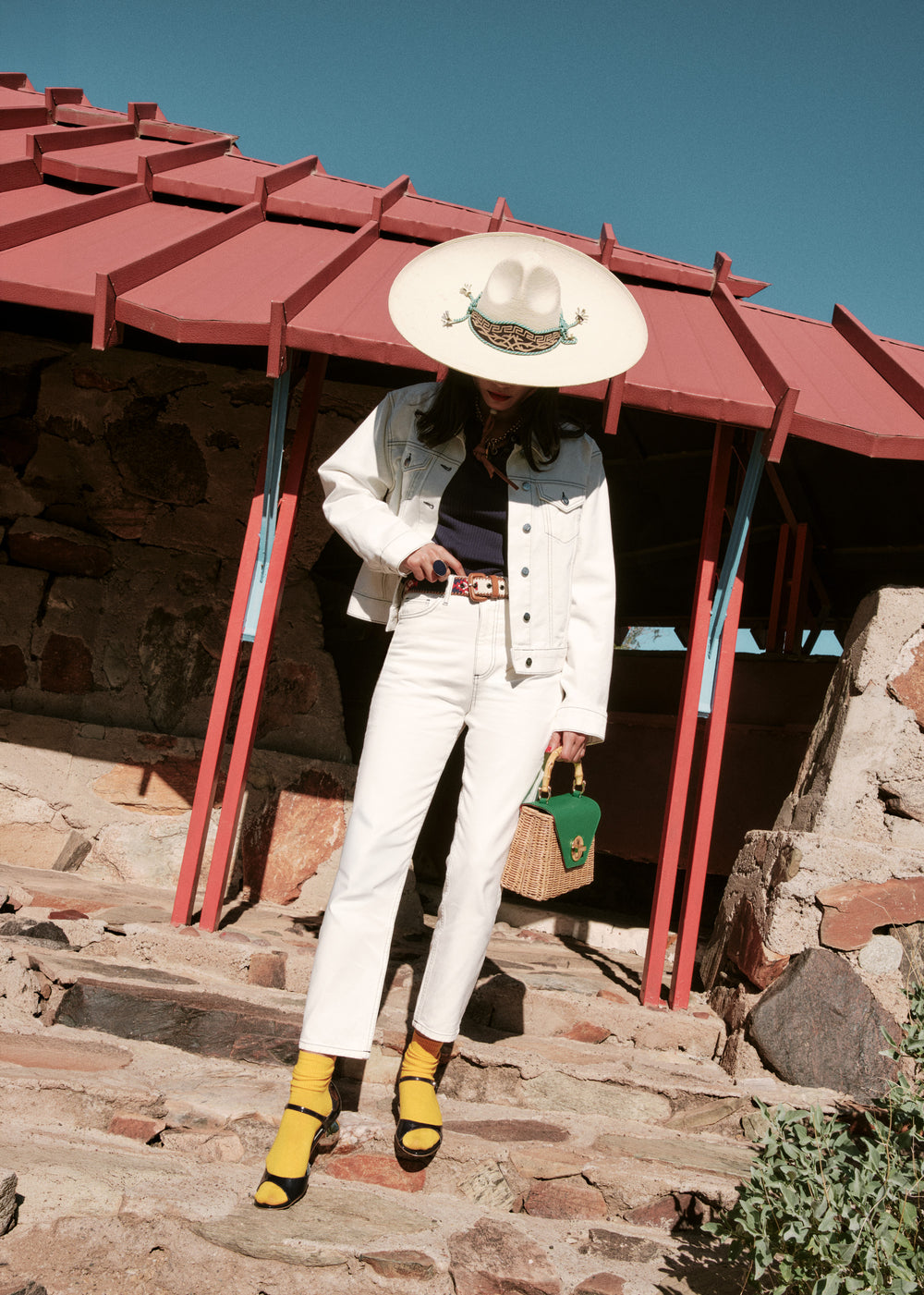 Stacy's Mom Jean - White Denim Pants Frances Valentine