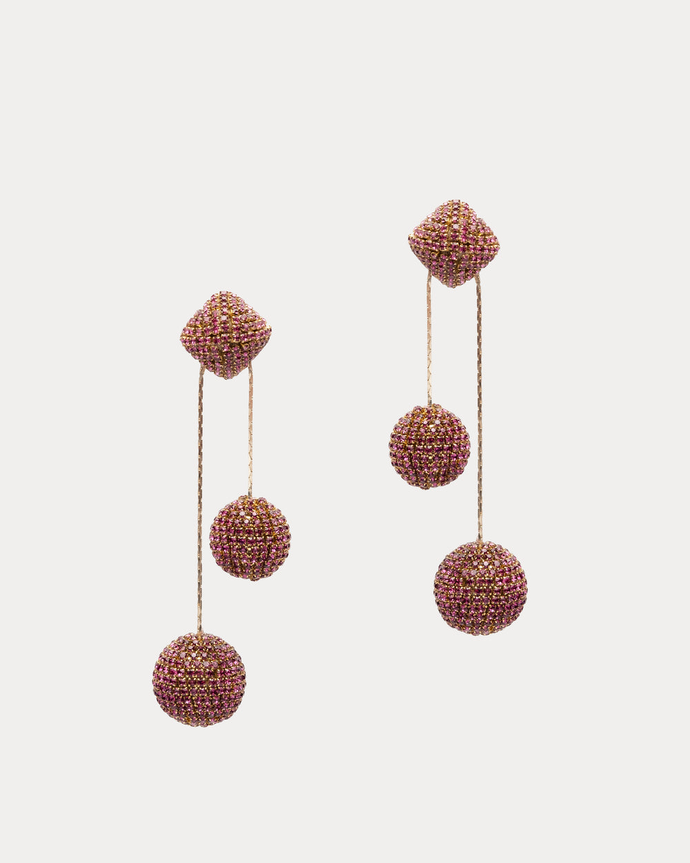 Taryn Earring - Fuchsia Earrings DEEPA GURNANI