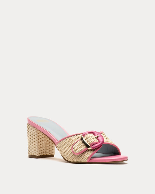 Taylor Buckle Heel - Pink