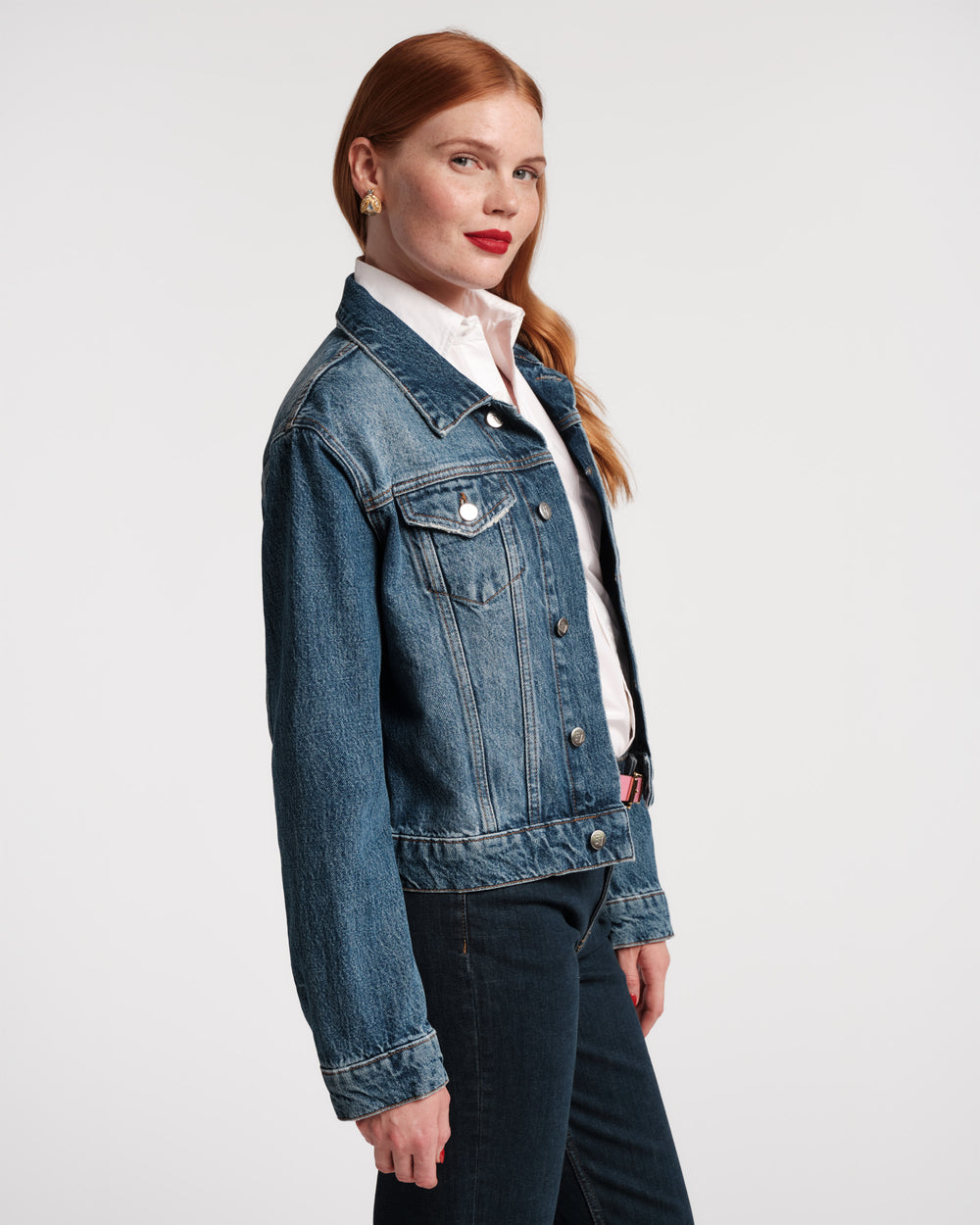 Taylor Jean Jacket - Royal Palm Denim - Frances Valentine
