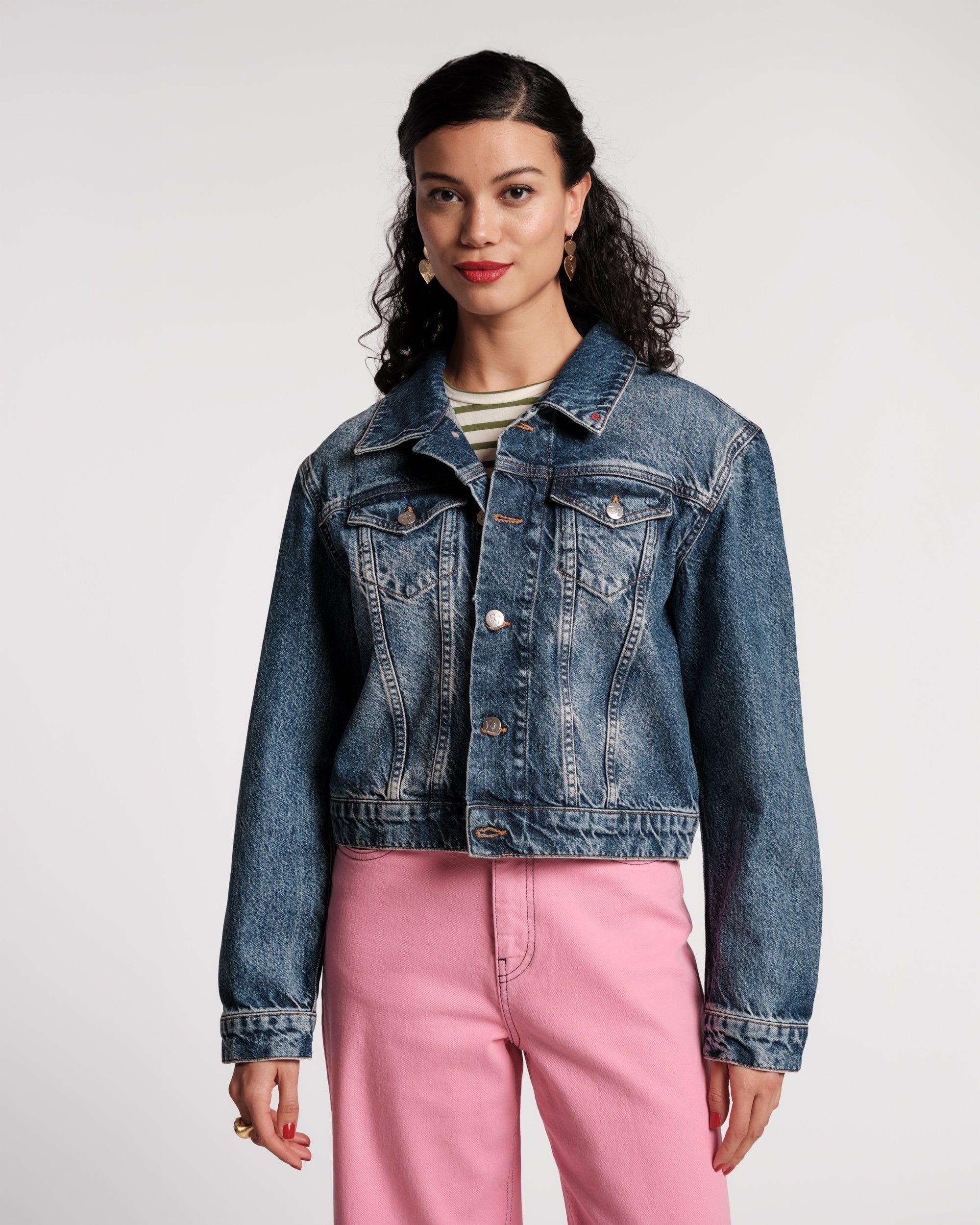 Taylor Sweetheart Jacket - Heart Embroidery – Frances Valentine