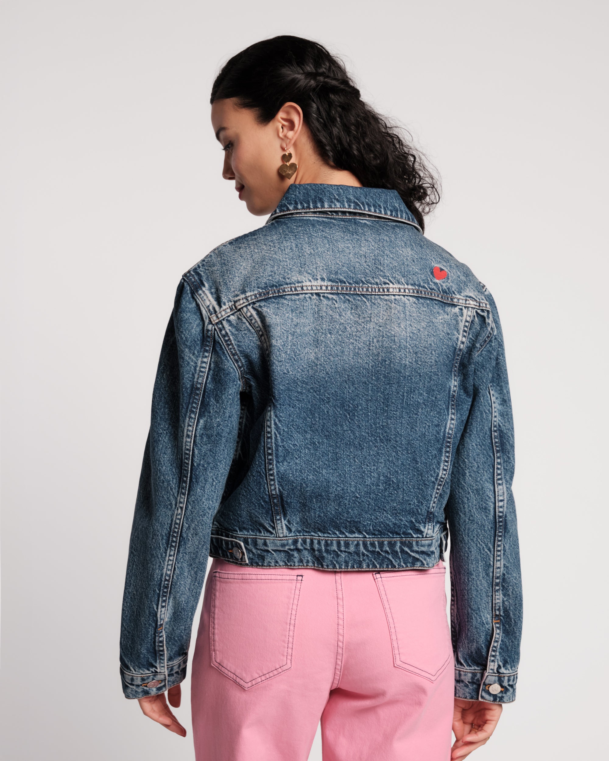 Taylor Sweetheart Jacket - Heart Embroidery – Frances Valentine