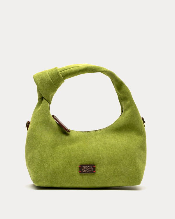 Tinsley Mini Hobo Knot Bag - Suede - Frances Valentine