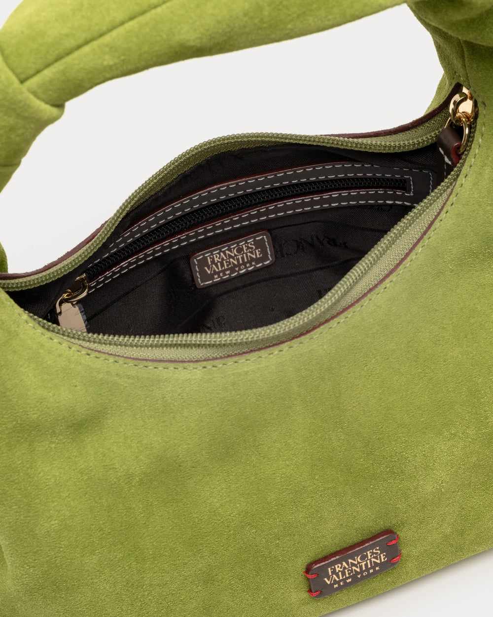 Tinsley Mini Hobo Knot Bag - Suede - Frances Valentine