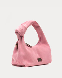 Tinsley Mini Suede Hobo Knot Bag - Frances Valentine