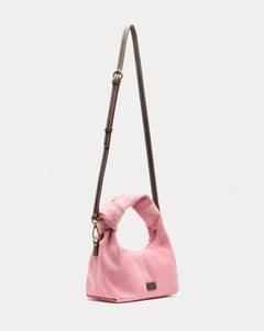 Tinsley Mini Suede Hobo Knot Bag - Frances Valentine