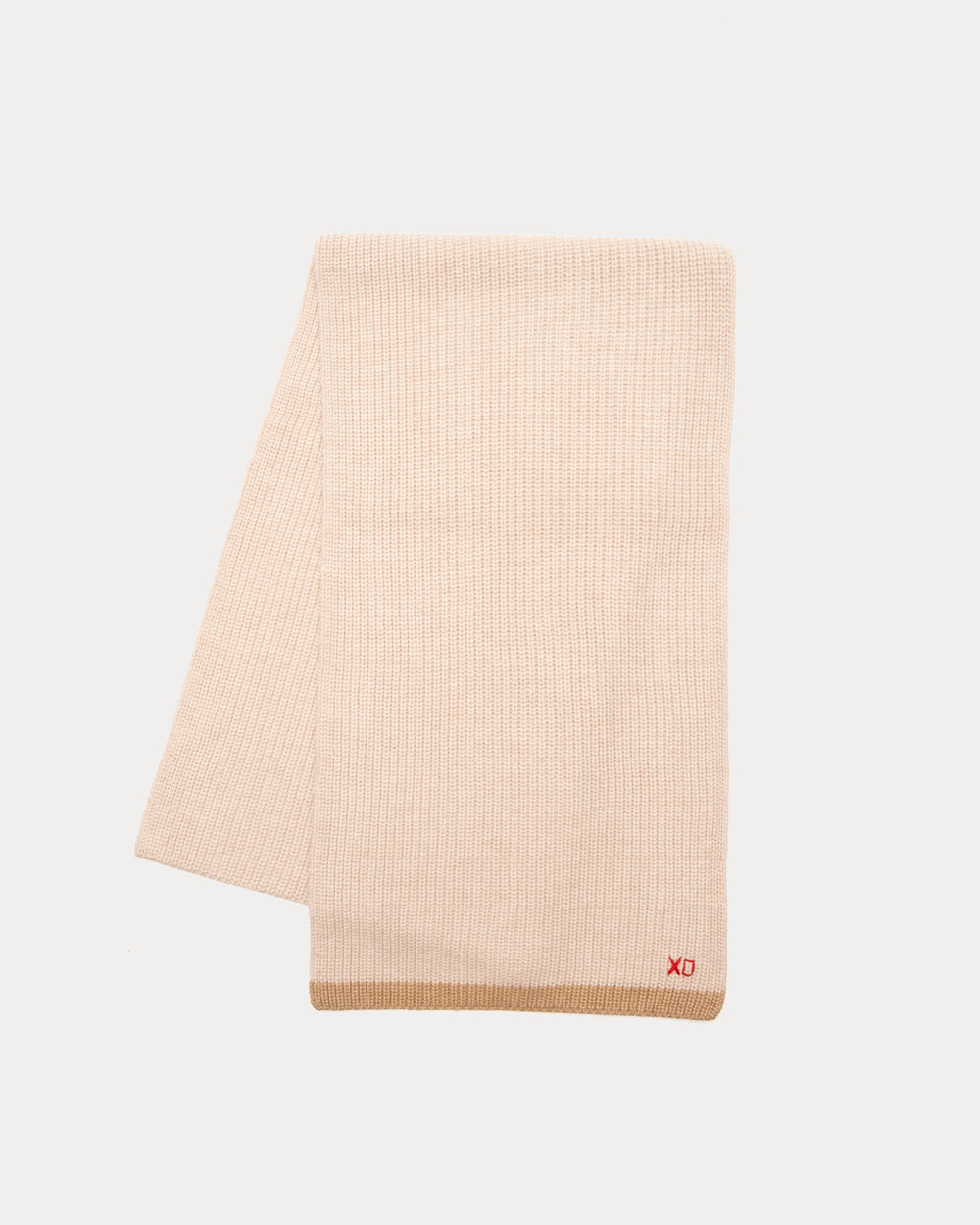 Ribbed Scarf - Natural
