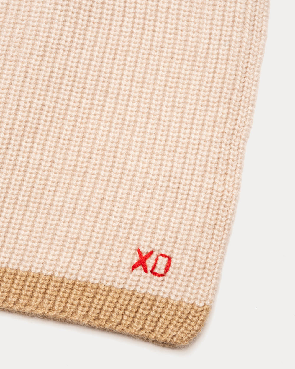 Ribbed Scarf - Natural